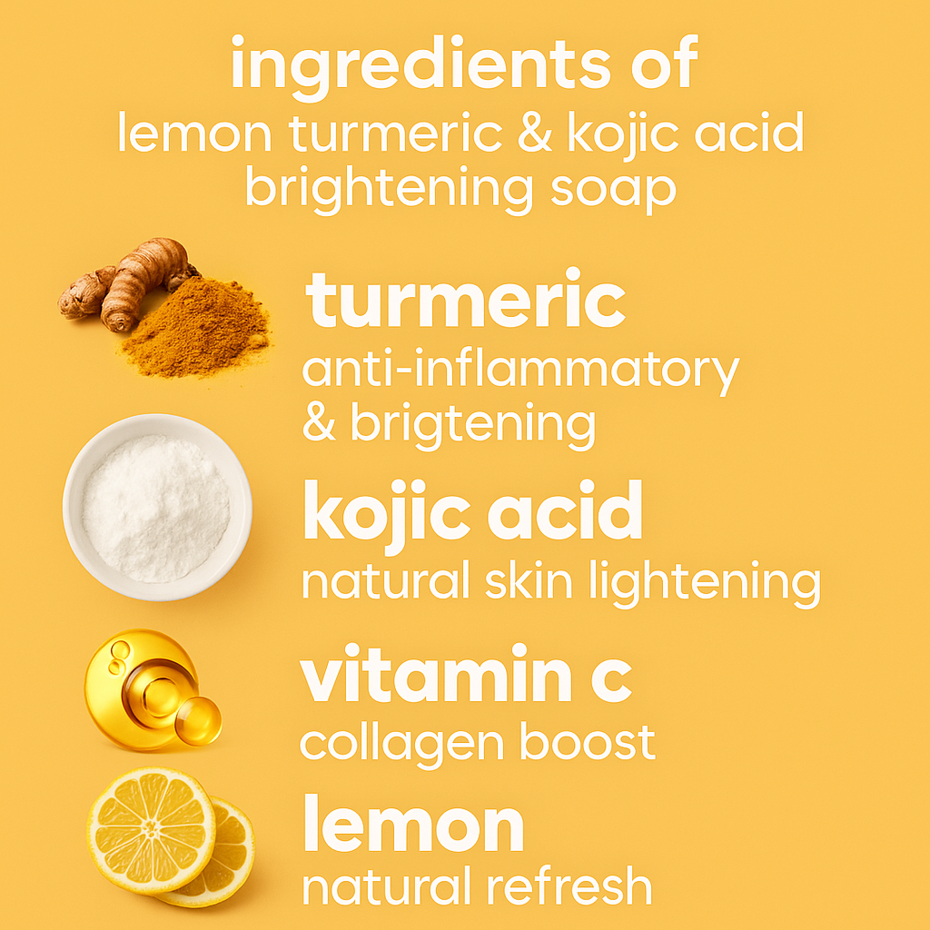 Turmeric & Kojic Acid Brightening Soap