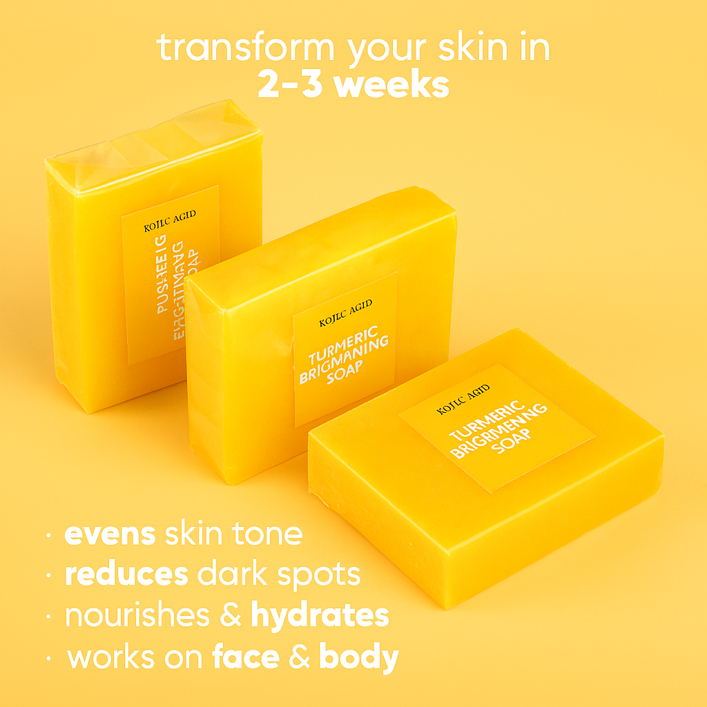 Turmeric & Kojic Acid Brightening Soap