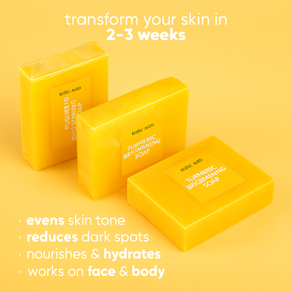 Turmeric & Kojic Acid Brightening Soap